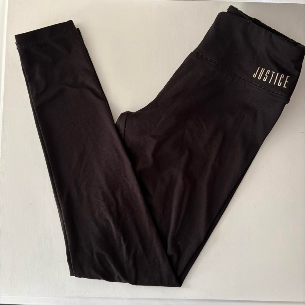 Justice Classic Black Kids Leggings